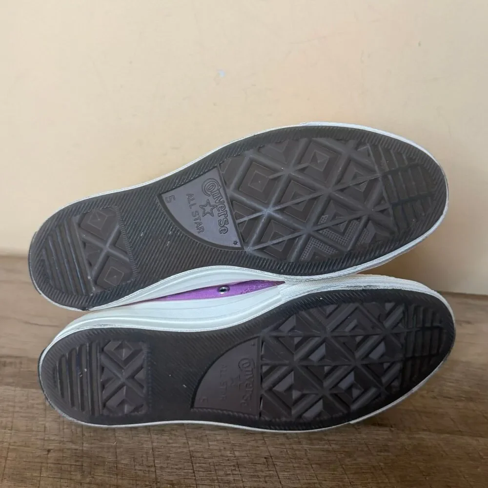 Women's Converse Chuck 70 Little Flowers A11561F Shoes Grape Fizz size 7 - Picture 7 of 8
